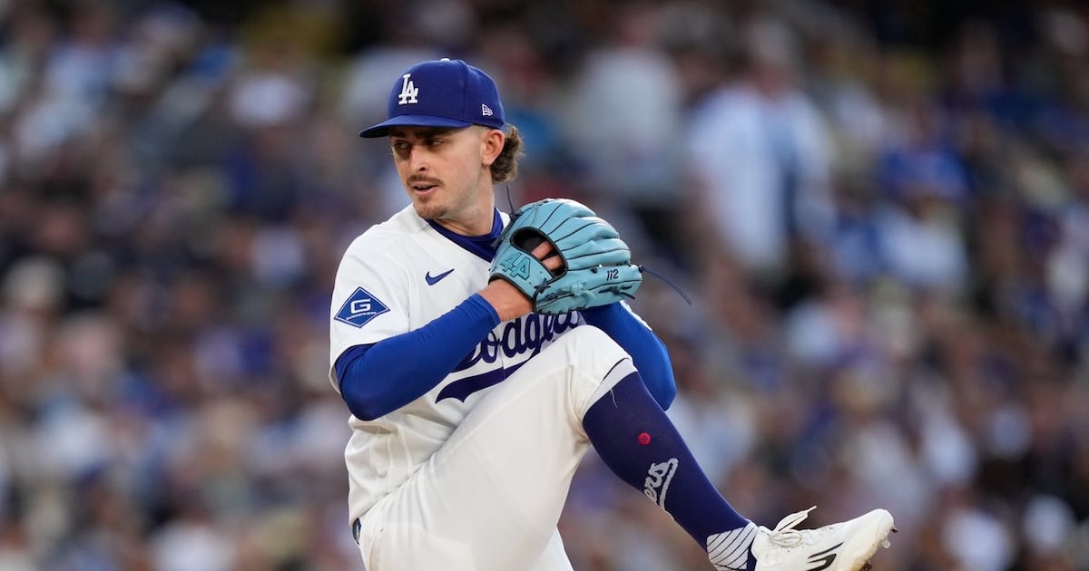Los Angeles Dodgers beat Philadelphia Phillies as Justin Wrobleski strikes out nine