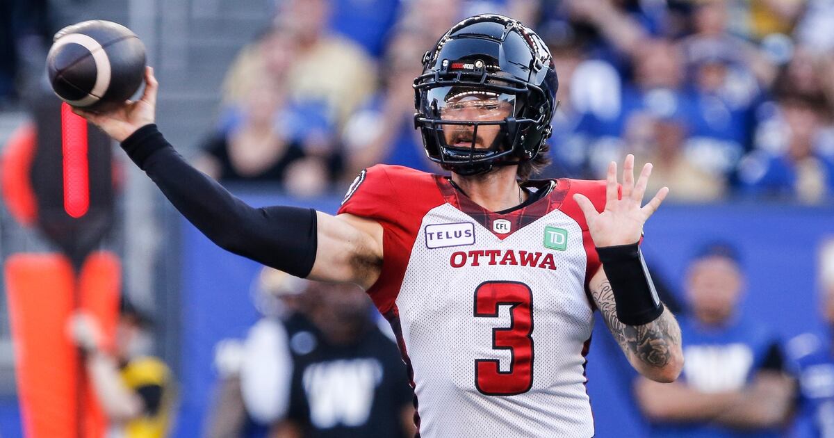 Is Dru Brown the answer for Redblacks at quarterback?