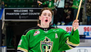 Daxon Rudolph showcasing leadership in Prince Albert with NHL Draft looming