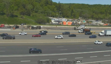 Fatal garbage truck crash causing heavy delays on WB Hwy. 401 in Pickering: OPP - CTV News