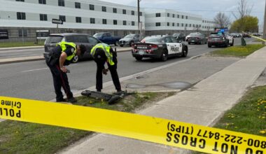 Man riding scooter struck by vehicle in North York