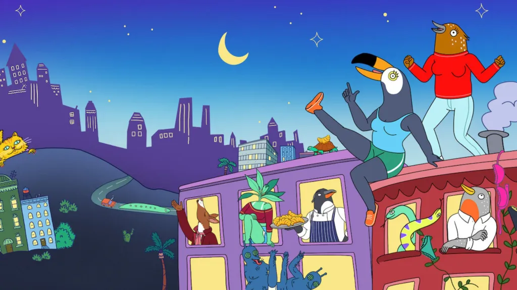 Key art of Tuca and Bertie