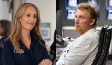 Kim Raver and Kevin McKidd in Greys Anatomy