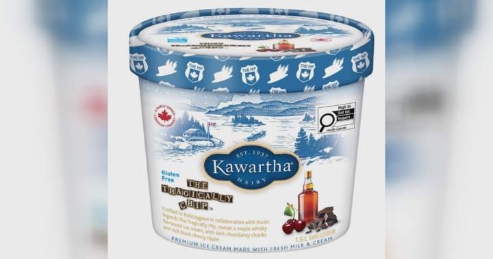 Tragically Hip ice cream celebrates band’s Canadian roots