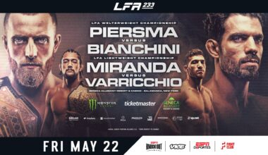 LFA 233 is our regional show of record this week. Come check out regional mma to make some picks, predictions & bet