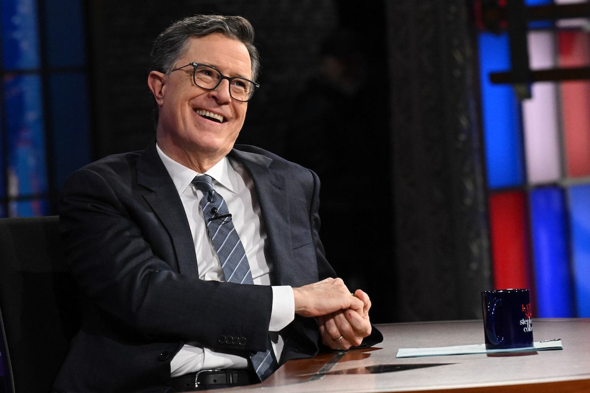 In The Late Show’s melancholy, sci-fi finale, Stephen Colbert broke the comedy-variety-talk continuum