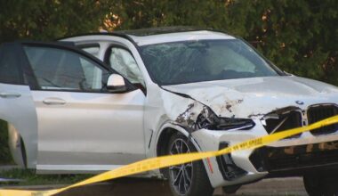 1 person rushed to the hospital following North York collision