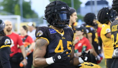 Hamilton Tiger-Cats cut veteran Canadian Kene Onyeka, 22 others