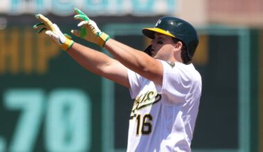 Nick Kurtz draws walk for 19th game in row, A’s beat Kansas City Royals