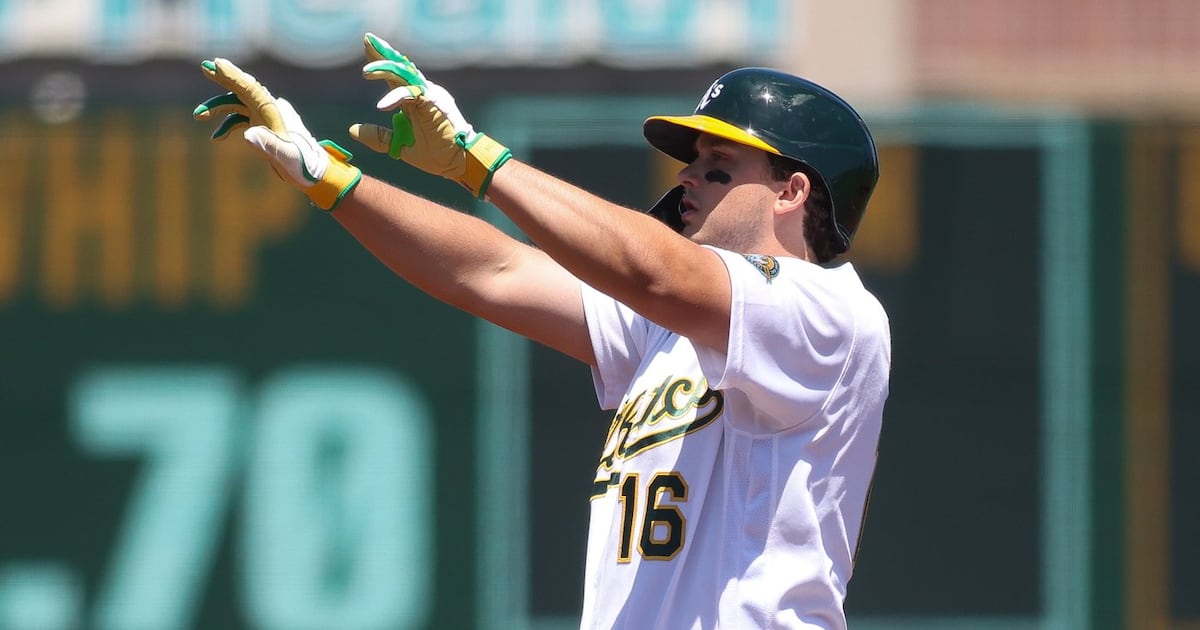Nick Kurtz draws walk for 19th game in row, A’s beat Kansas City Royals