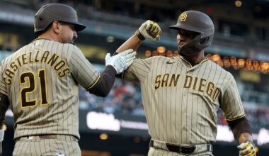 San Diego Padres tie season highs for hits (14) and runs in win over San Francisco Giants
