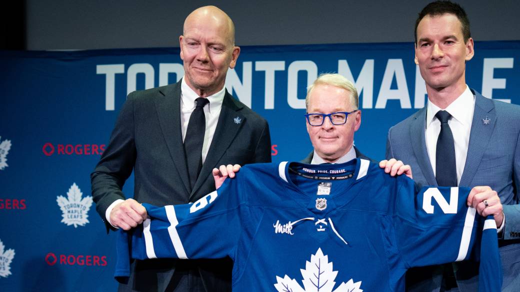 Click to play video: 'Toronto Maple Leafs franchise legend Mats Sundin returns as senior advisor to new GM John Chayka'
