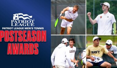 Patriot League Announces 2026 Men’s Tennis Postseason Accolades (5.1.26)