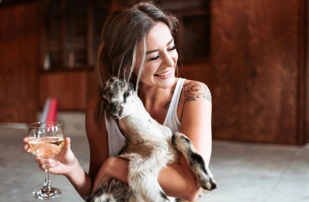 Maan Farms goat yoga