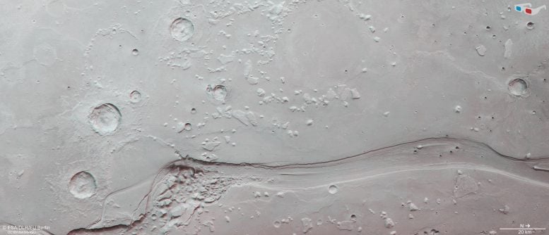 Mars Shalbatana Vallis in 3D