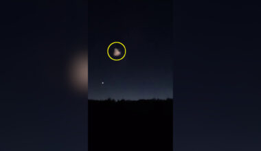 Odd glowing blob spotted floating over central B.C. Tuesday