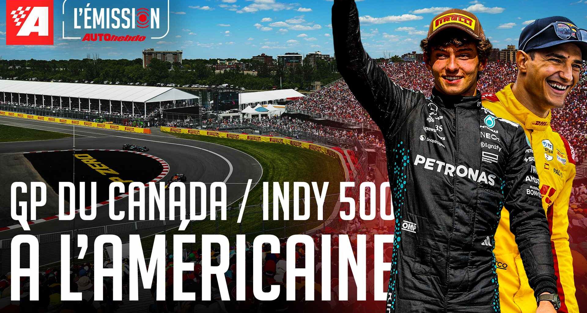 F1 in Canada and Indy 500!