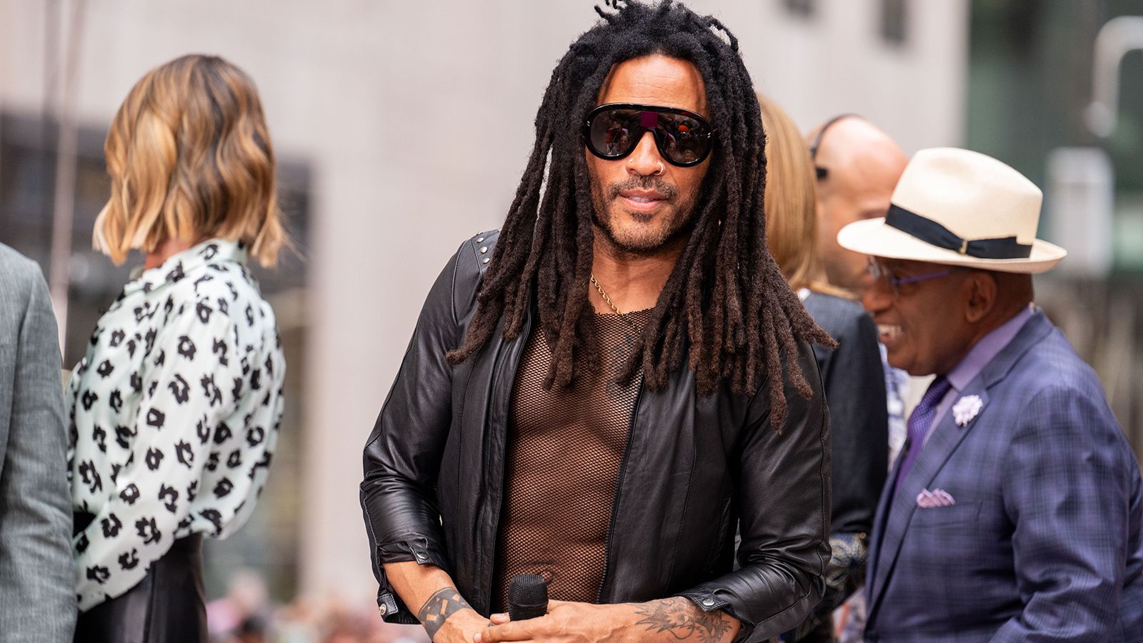 TODAY -- Pictured: Lenny Kravitz and Al Roker on Thursday, September 12, 2024 -- (Photo by: Nathan Congleton/NBC via Getty Images)