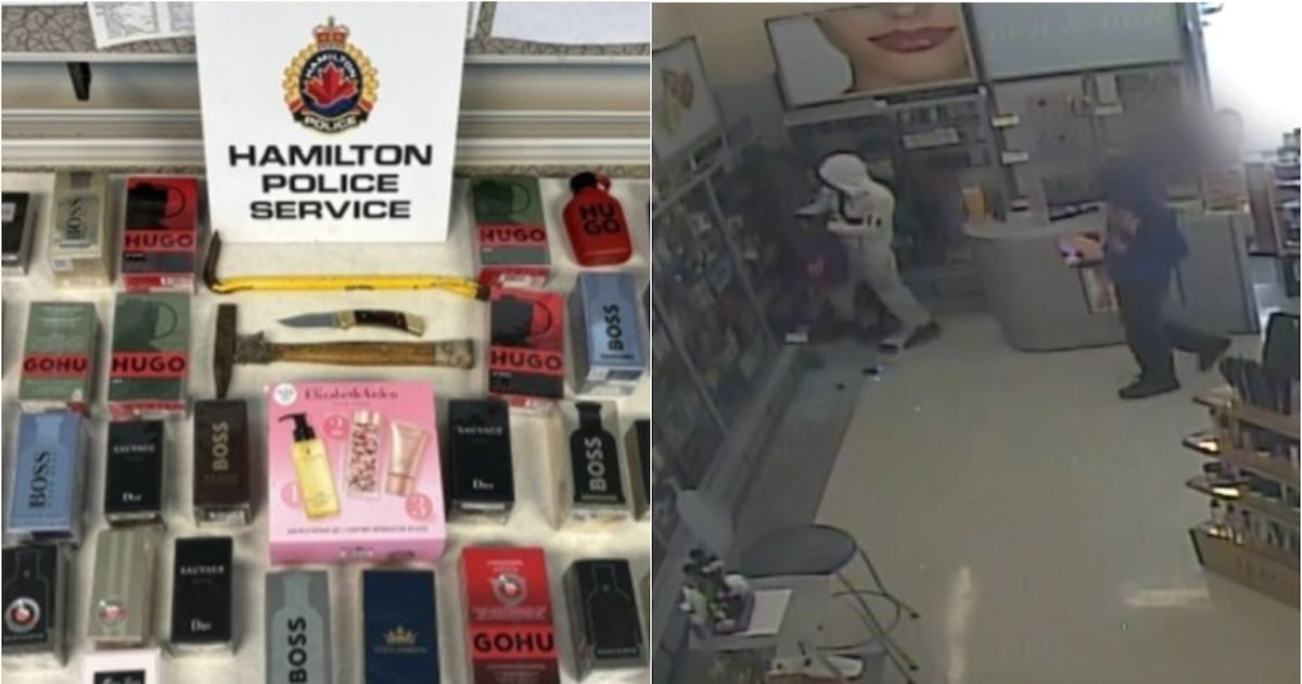 Shoppers Drug Mart perfume robberies