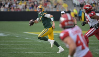 Edmonton Elks get nostalgic with preseason loss to Stamps at Clarke Stadium (& five other thoughts)
