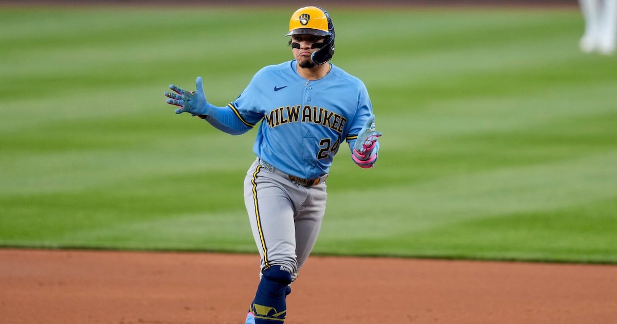 Contreras gets four hits again and Brewers’ combined no-hit bid spoiled in win over Nationals