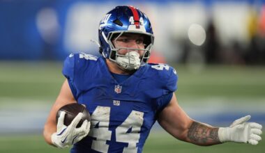 Giants RB Cam Skattebo says he'll be ready to play by Week 1