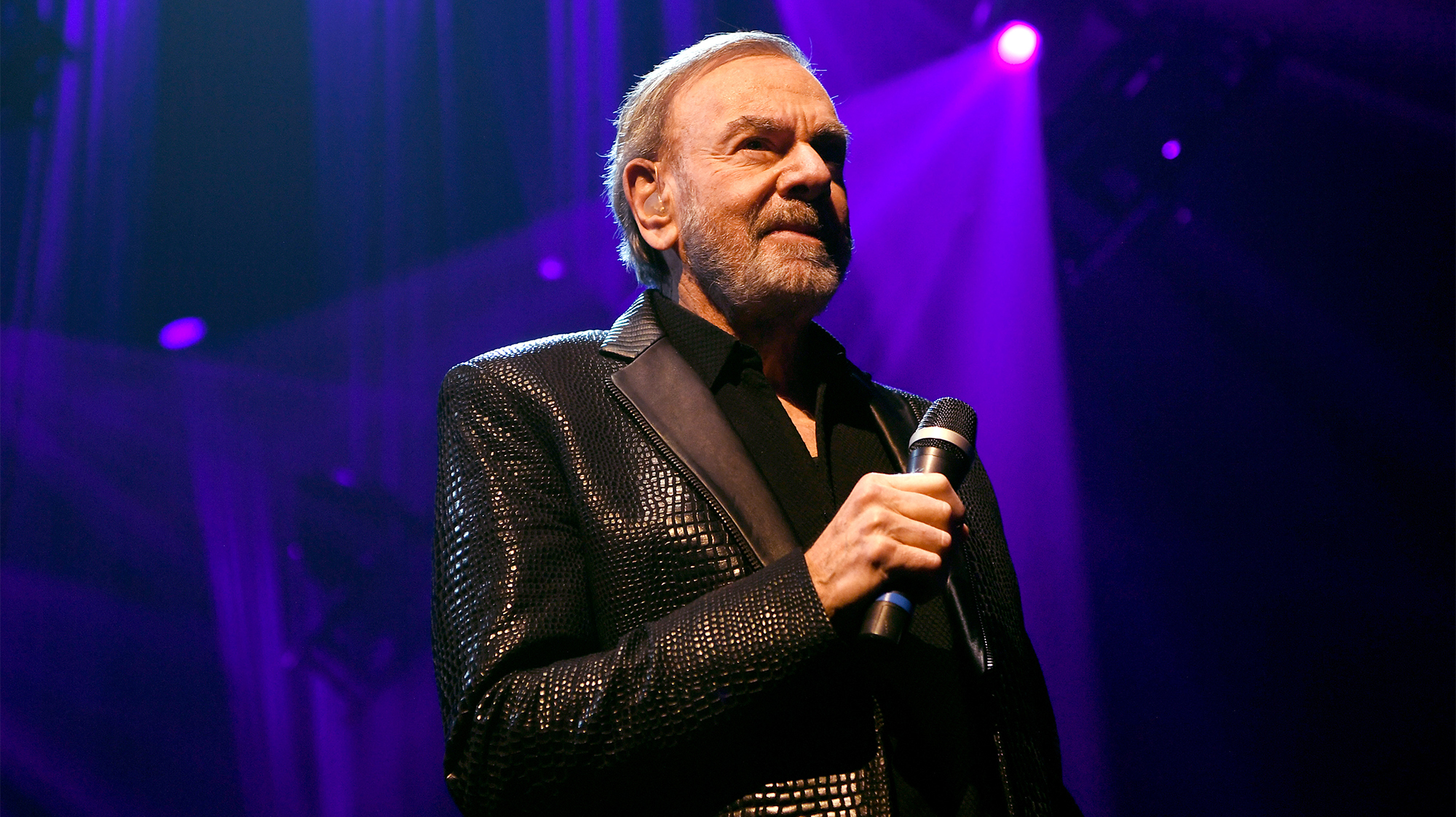 Neil Diamond performs at the 24th annual Keep Memory Alive 'Power of Love Gala' benefit for the Cleveland Clinic Lou Ruvo Center for Brain Health at MGM Grand Garden Arena on March 07, 2020 in Las Vegas, Nevada.