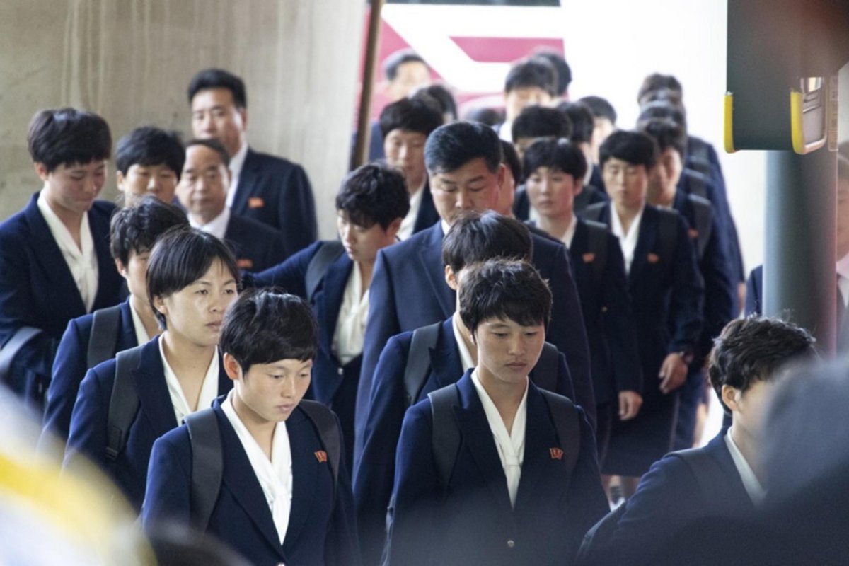North Korean women’s soccer club arrives in South Korea
