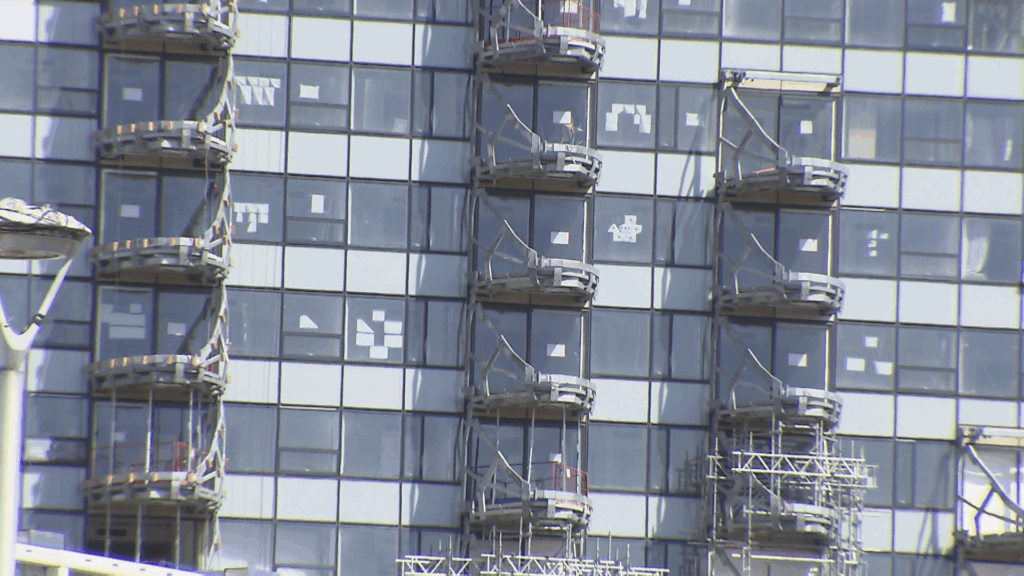 The Oakridge Park development in Vancouver is seen on Monday May 11, 2026.