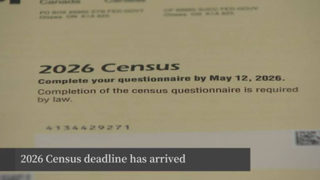 Click to play video: 'The deadline to complete your 2026 Census forms has arrived'