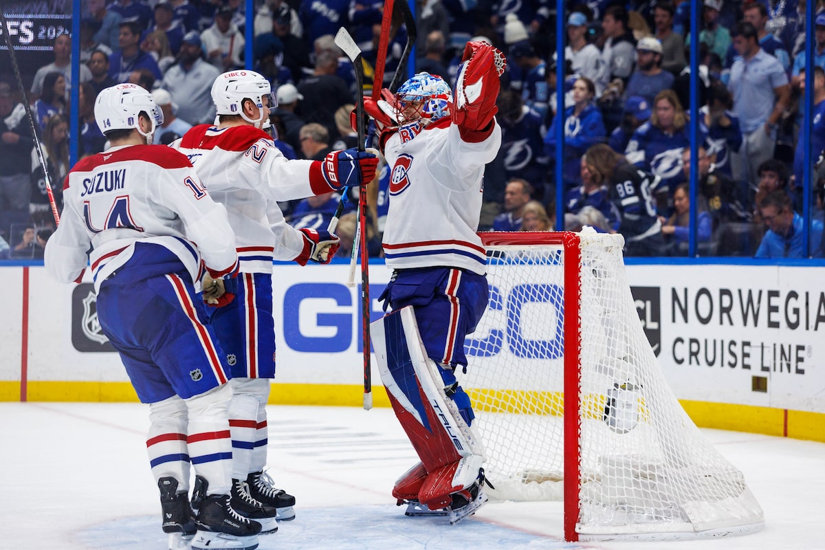 Montreal Canadiens defeat Tampa Bay in Game 7 and advance to Round 2 of NHL playoffs