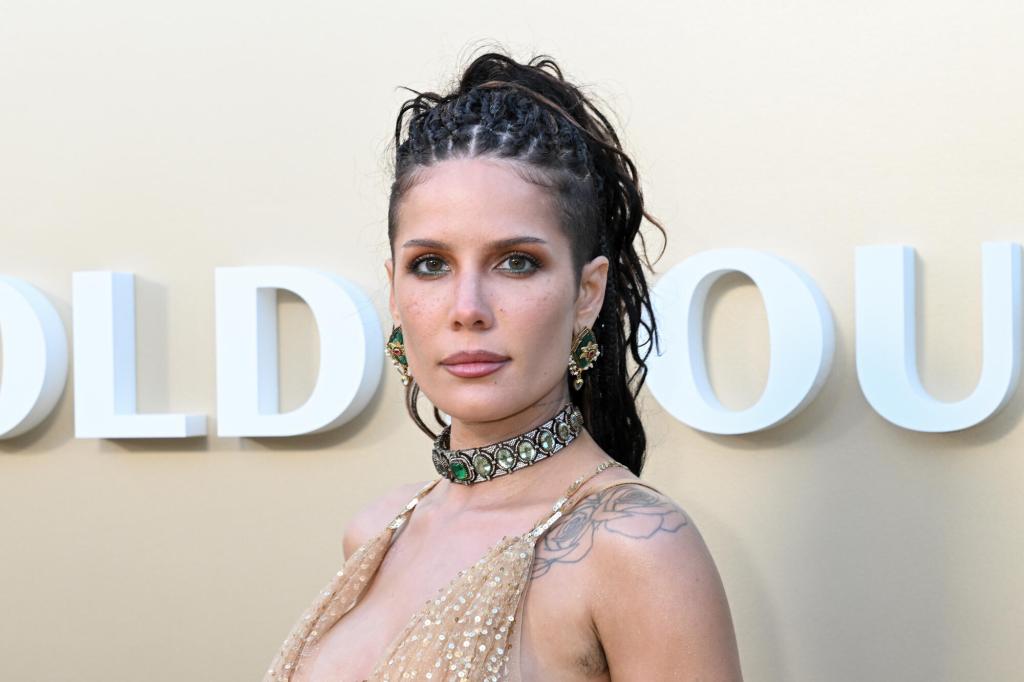 Halsey Frees the Nipple in a Completely Sheer Gown for the Gold Gala