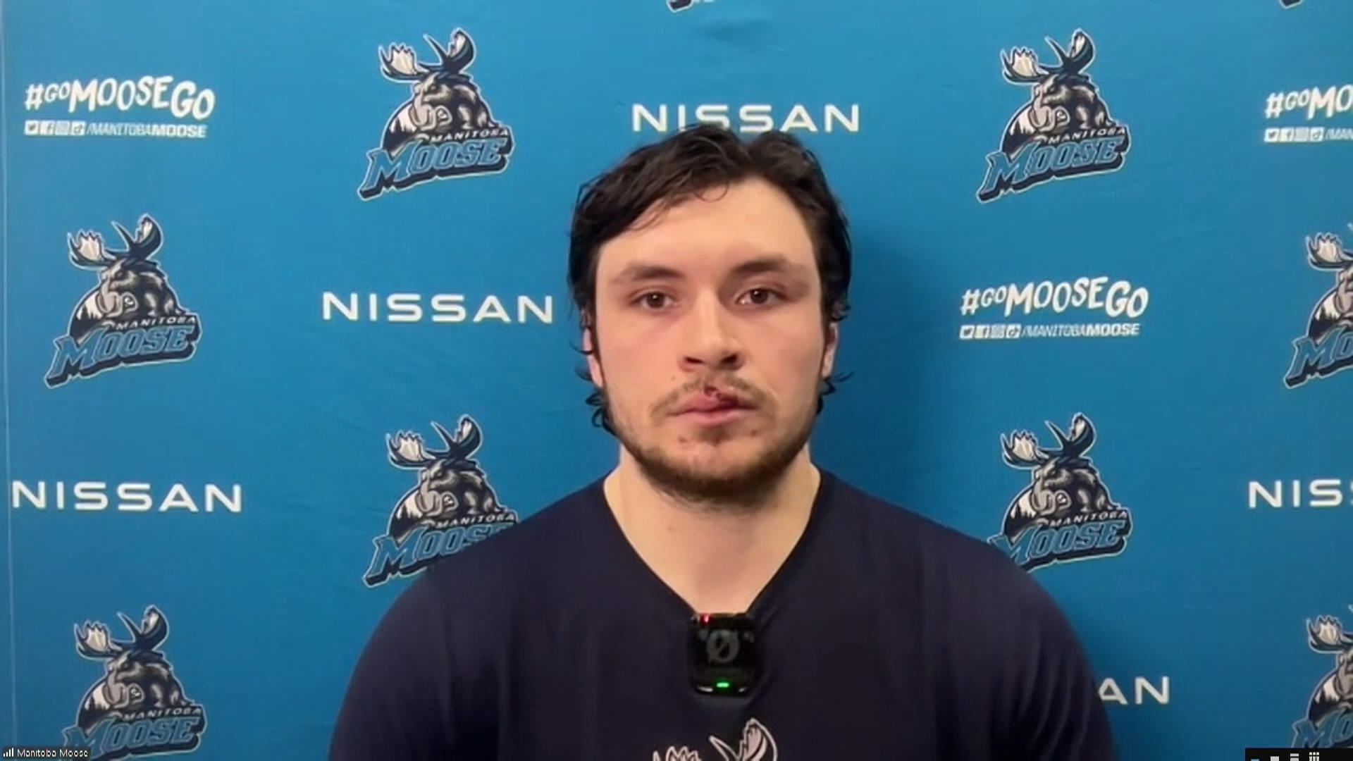 Click to play video: 'RAW: Manitoba Moose Parker Ford Interview – May 8'