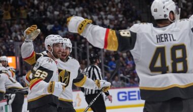 An unlikely hero breaks through as the Golden Knights beat the Avalanche 4-2 in Game 1