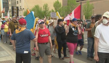 Thousands of Albertans protest against UCP policies