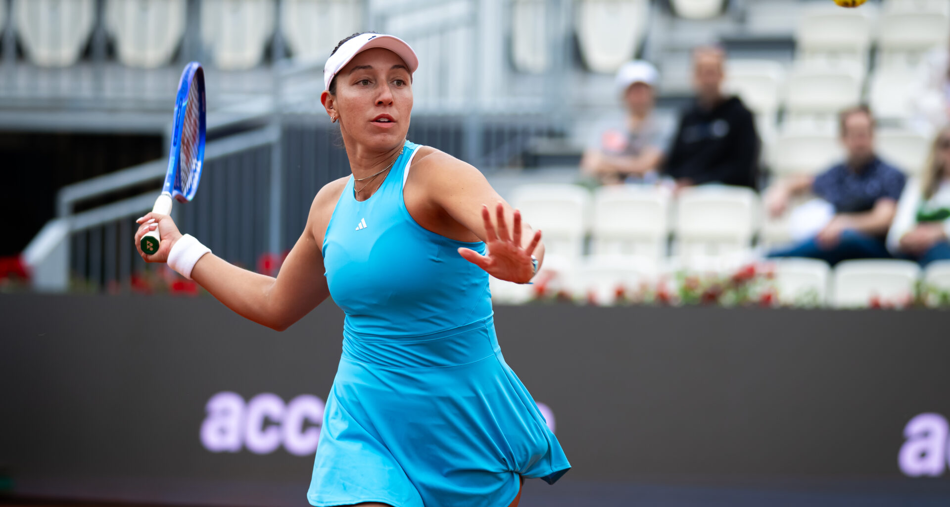 All 12 game points from Pegula's whitewash of Masarova in Rome