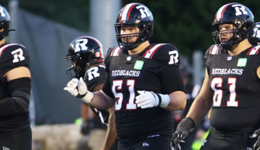 National offensive lineman Peter Godber announced his retirement from football