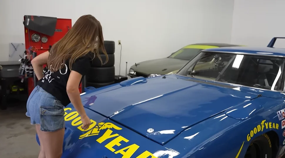 California woman surprises regular dealership as she takes her barn find Superbird NASCAR in to be serviced