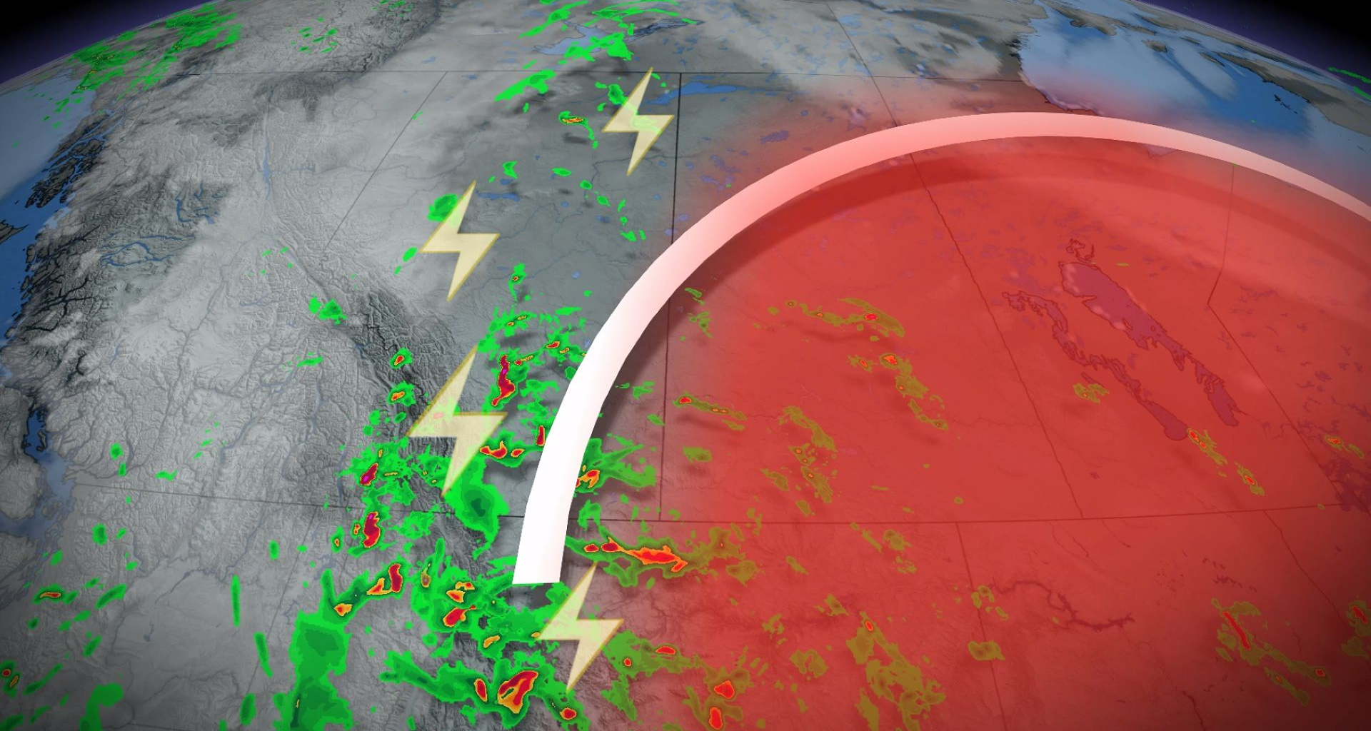 'Ring of fire' storm potential covers the Prairies amid heat