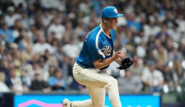 Flame-throwing Misiorowski strikes out 11 as Brewers blank Yankees 6-0