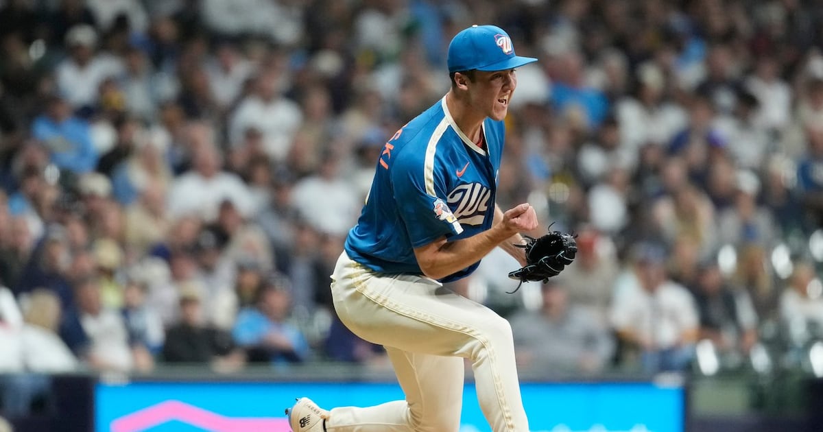 Flame-throwing Misiorowski strikes out 11 as Brewers blank Yankees 6-0