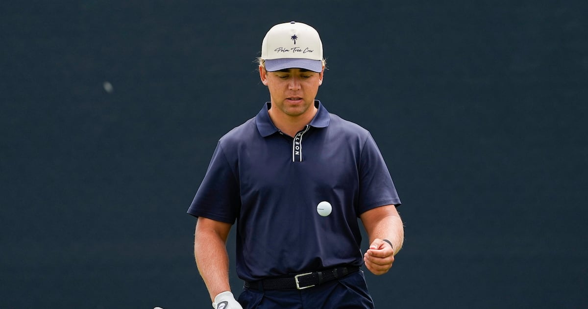 Report: Garrick Higgo splits with caddie after PGA mistake