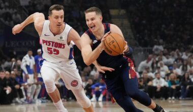 Detroit Pistons guard Duncan Robinson out with sore back against Cleveland Cavs in Game 5