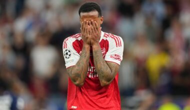 Gabriel's penalty heartbreak as Arteta speaks of 'pain' and 'pride' at Champions League loss
