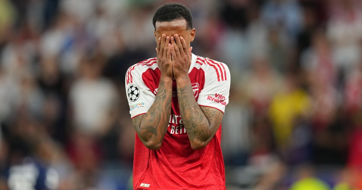 Gabriel's penalty heartbreak as Arteta speaks of 'pain' and 'pride' at Champions League loss