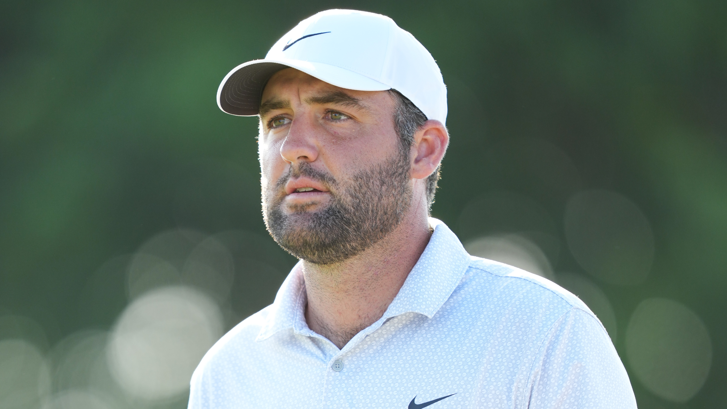 Scottie Scheffler at the Cadillac Championship