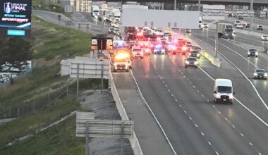 Highway 401 collision leaves 2 people seriously injured