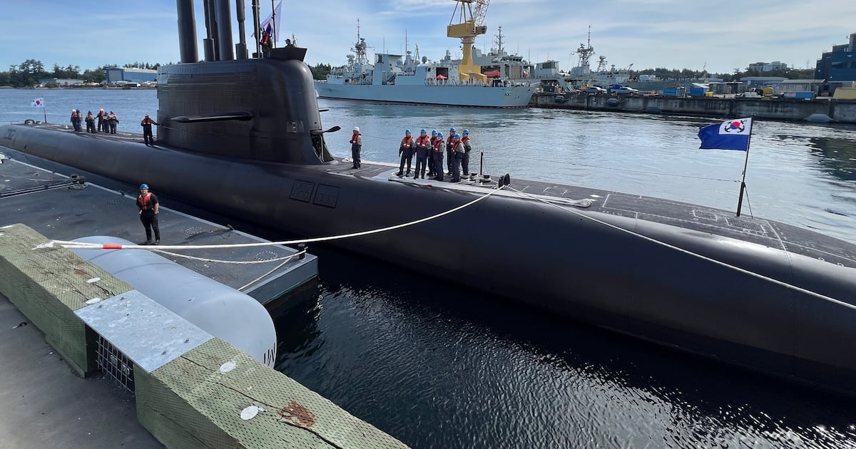 South Korean submarine arrives in B.C. as Canada nears procurement decision - CTV News