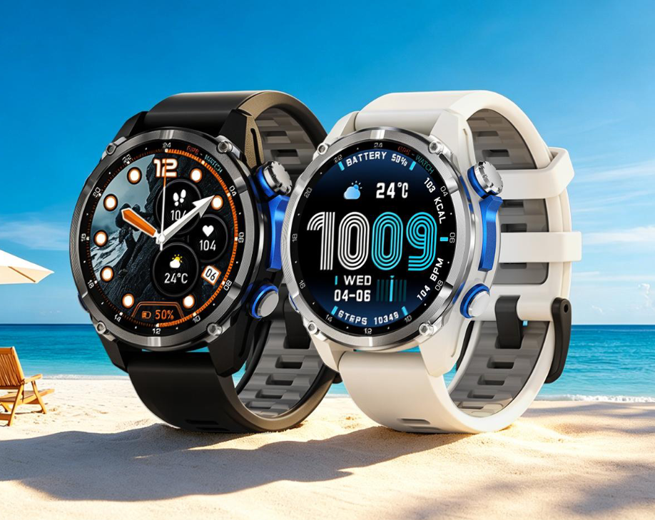 New affordable AMOLED smartwatch packs dual-band six-satellite GPS and free stainless-steel strap