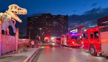 Woodside Square mall evacuated due to fire in food court
